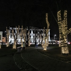 Litauen_Kaunas_Weihnachtsbeleuchtung